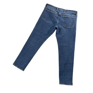 GAP Slim Taper Jeans Mens 37x28.5 Blue Wash Normcore Casual Denim